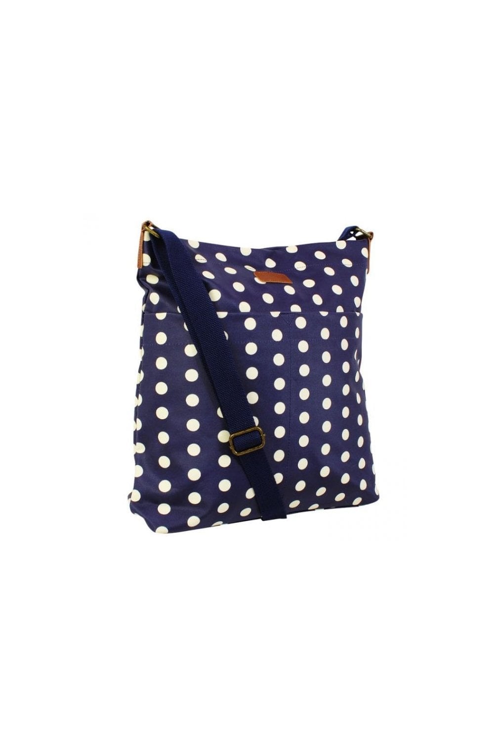 Large Navy Dotty Bag