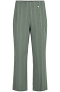 Anna Ivy Green Lightweight Relaxed Trousers