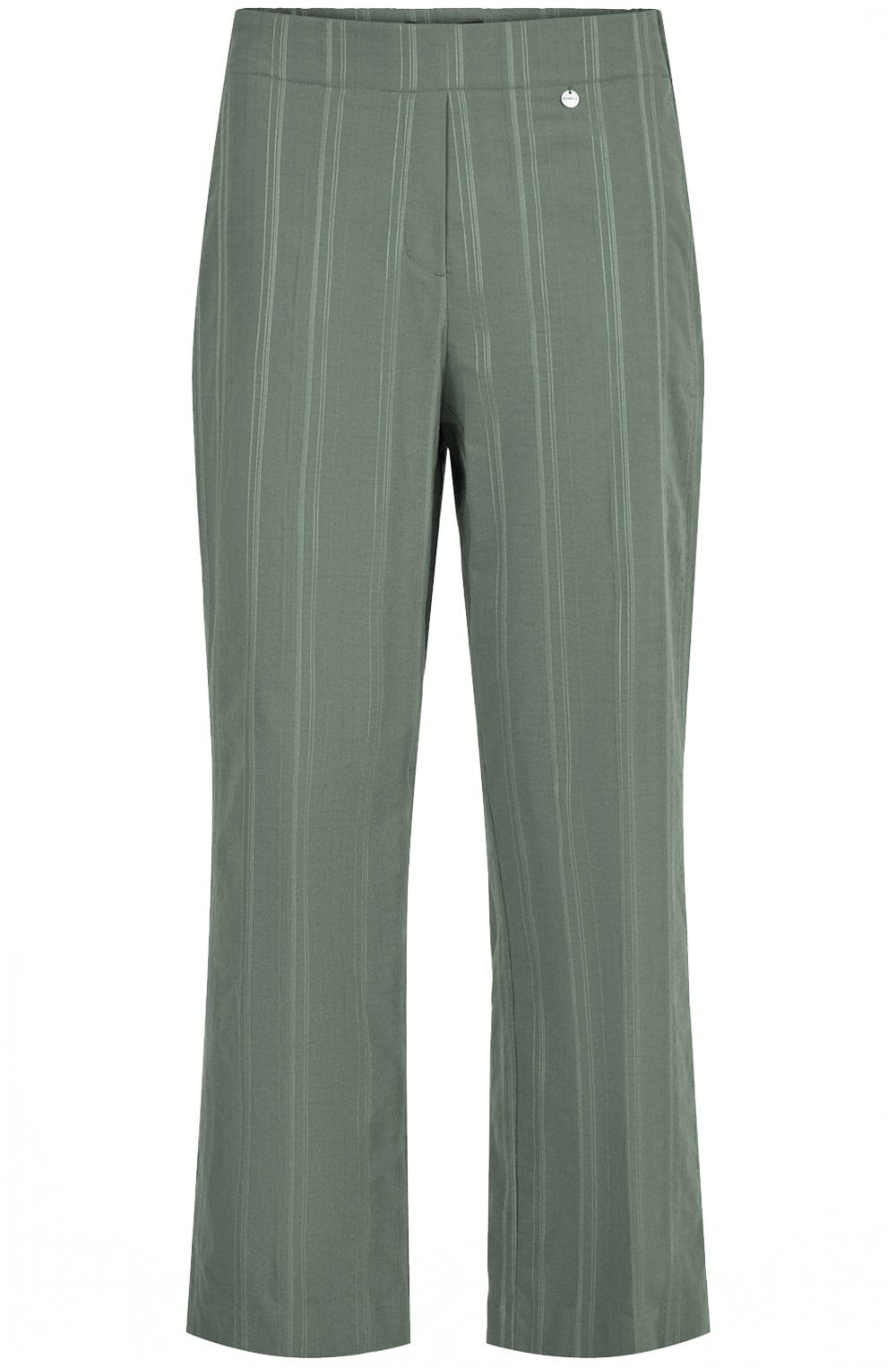Anna Ivy Green Lightweight Relaxed Trousers
