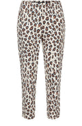 Bella Animal Print Ankle Grazer Trousers