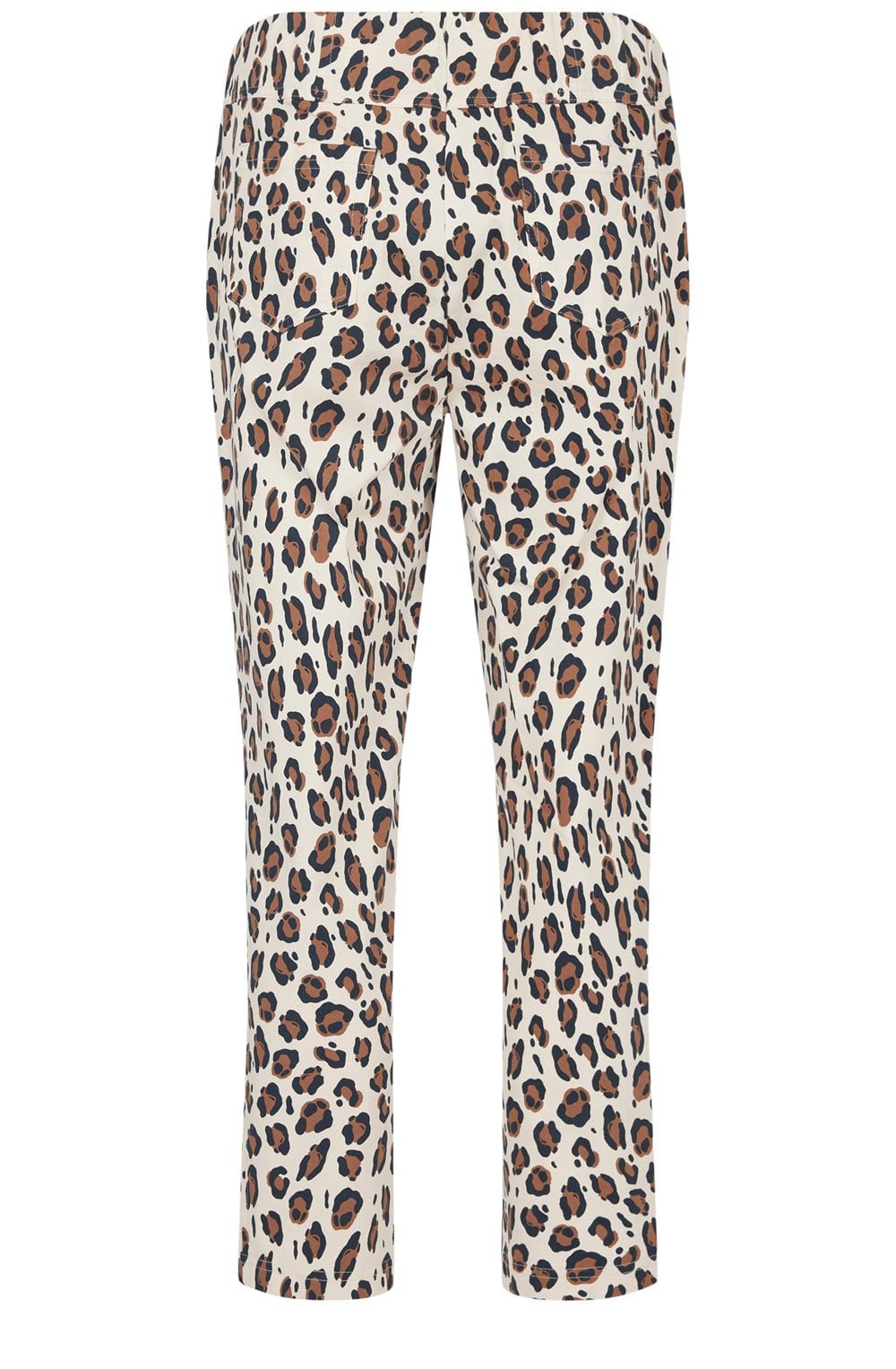 Bella Animal Print Ankle Grazer Trousers