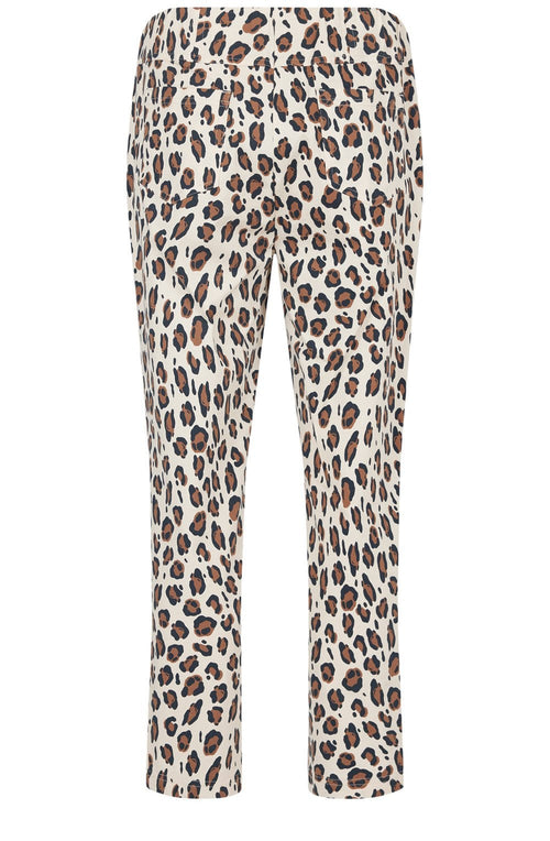 Bella Animal Print Ankle Grazer Trousers