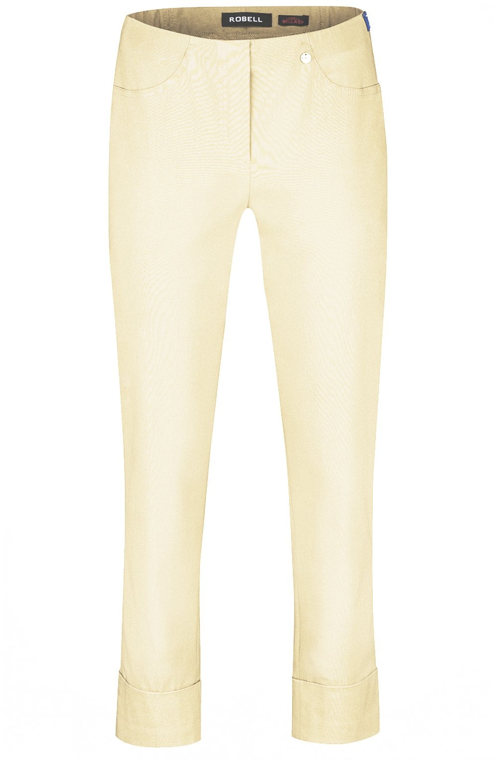 Bella Beige Ankle Grazer Trousers