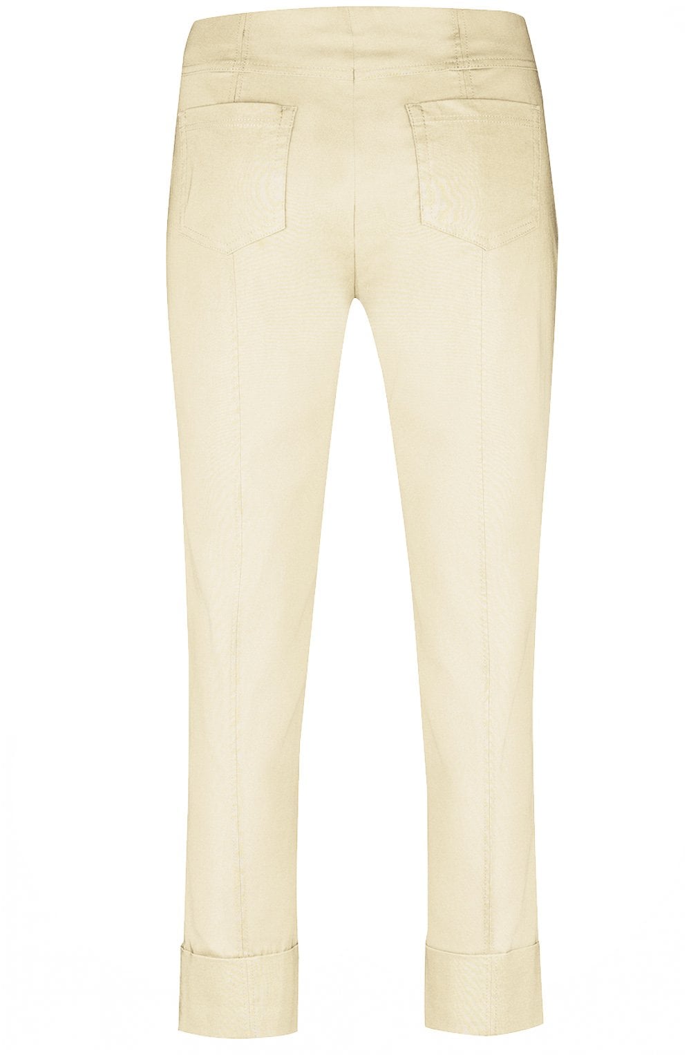 Bella Beige Ankle Grazer Trousers