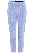 Bella Blue Stripe Ankle Grazer Trousers