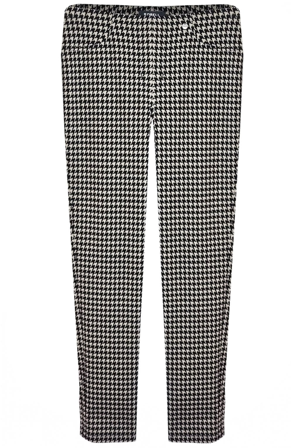 Bella Gold Houndstooth Velour Trousers
