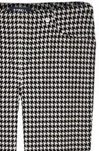 Bella Gold Houndstooth Velour Trousers