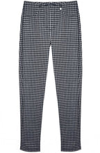 Bella Grey Houndstooth Velour Trousers