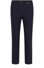 Bella Navy ankle grazer Trousers