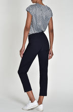Bella Navy ankle grazer Trousers