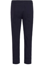 Bella Navy ankle grazer Trousers