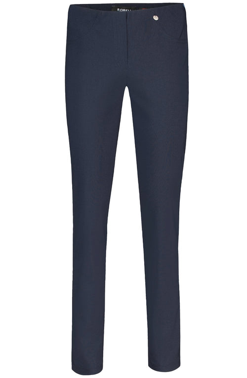 Bella Navy Bengaline Trousers