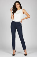Bella Navy Bengaline Trousers