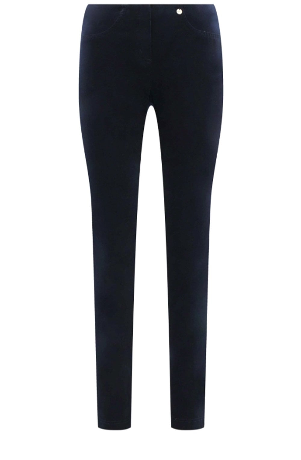 Bella Navy Needlecord Trousers