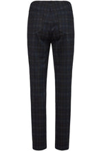 Bella navy Tartan Check Trousers