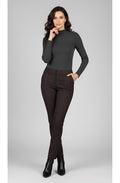 Bella Red Check Trousers