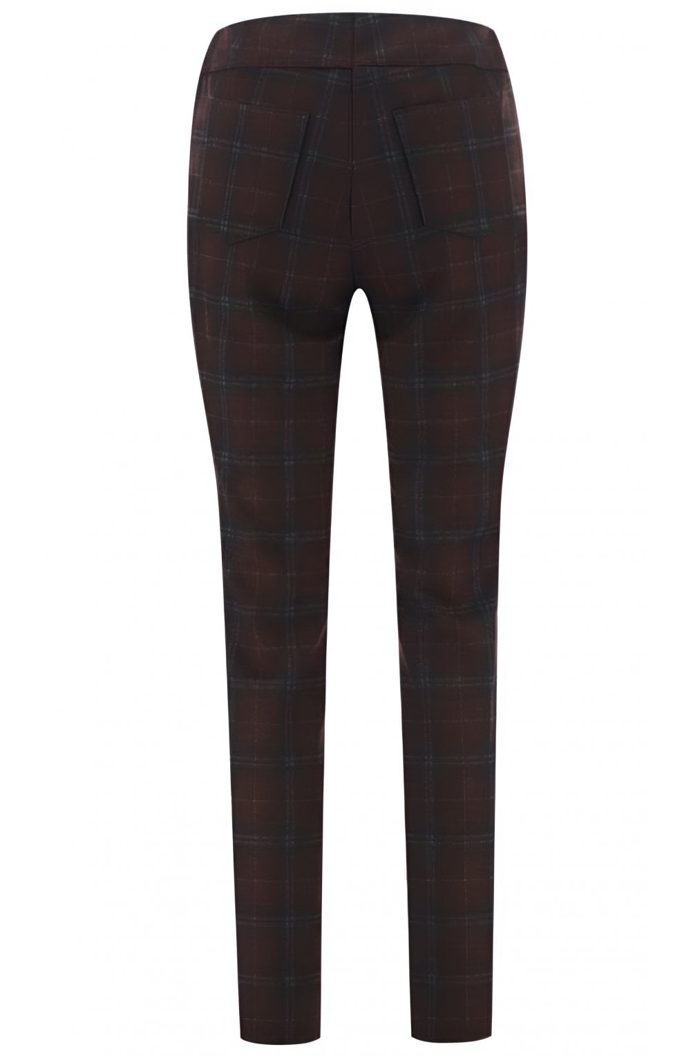 Bella Red Check Trousers