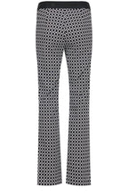 Joella Black and White Kickflare Trousers