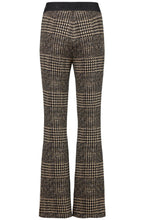 Joella Brown Check Kickflare Trousers