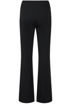 Joella Gold Snaffle Gold Kickflare Black Trousers
