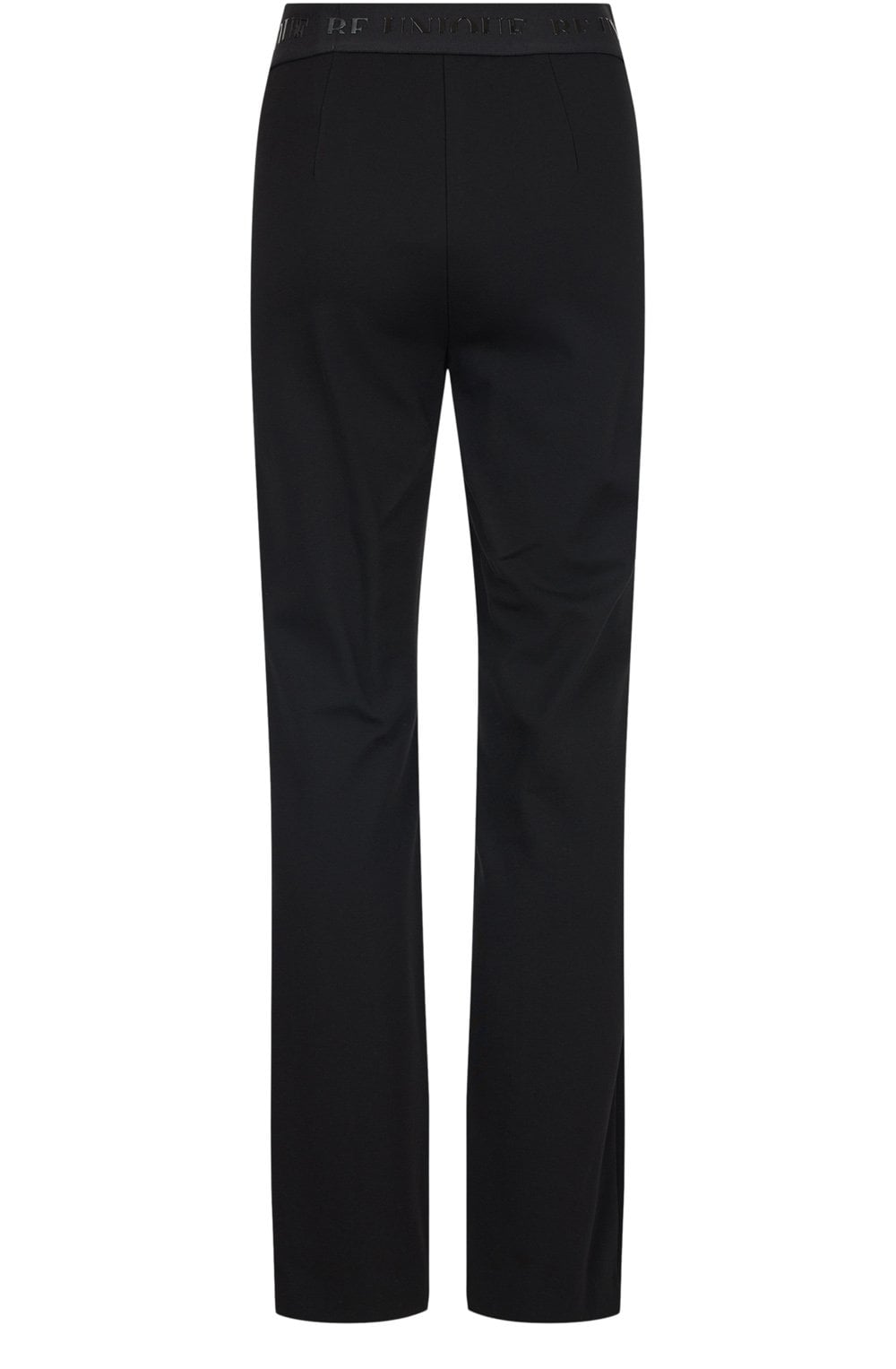 Joella Statement Waistband Black Kickflare Trousers
