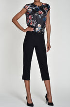 Marie Black Crop Trousers