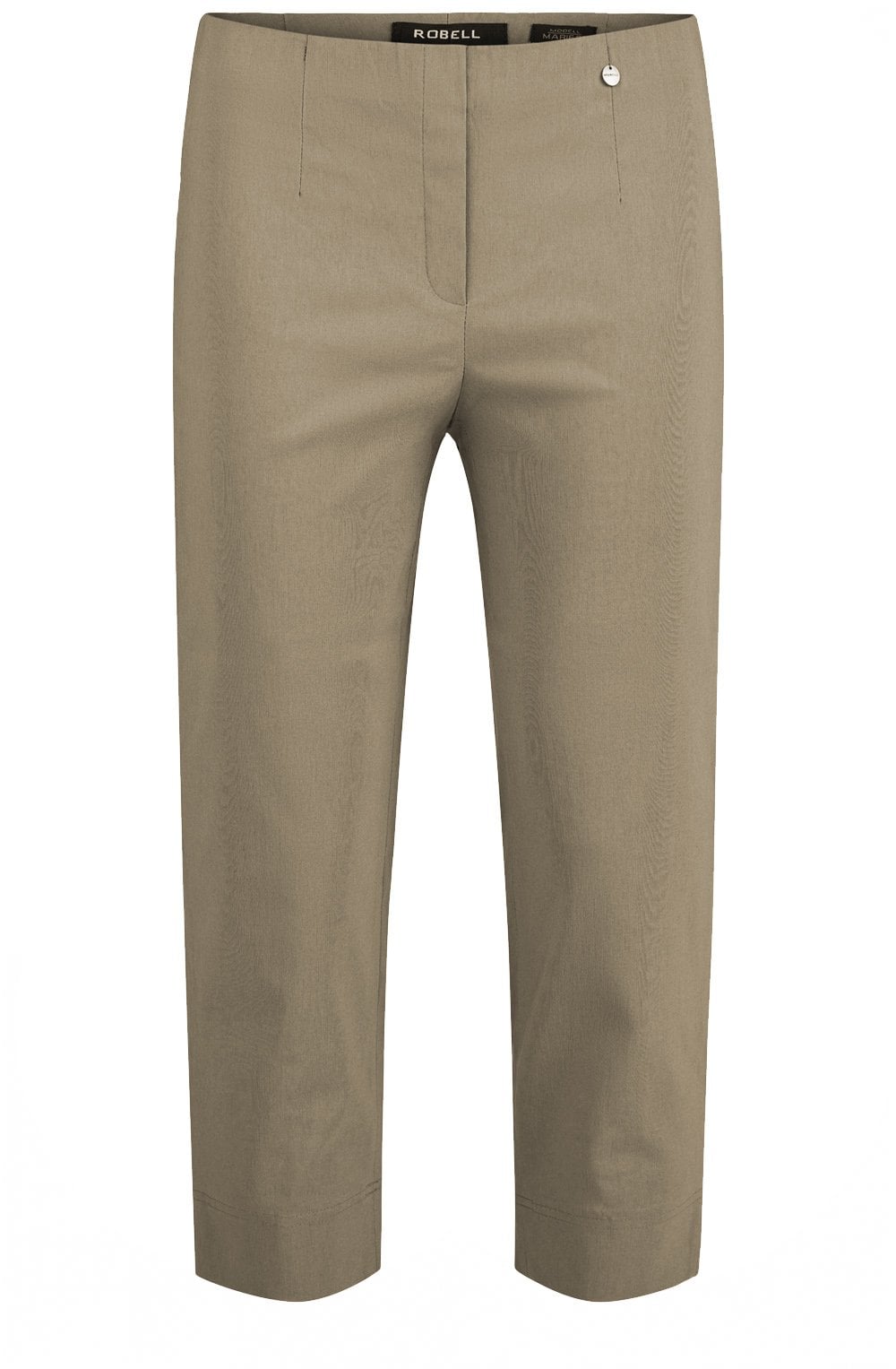 Marie Taupe Crop Trousers