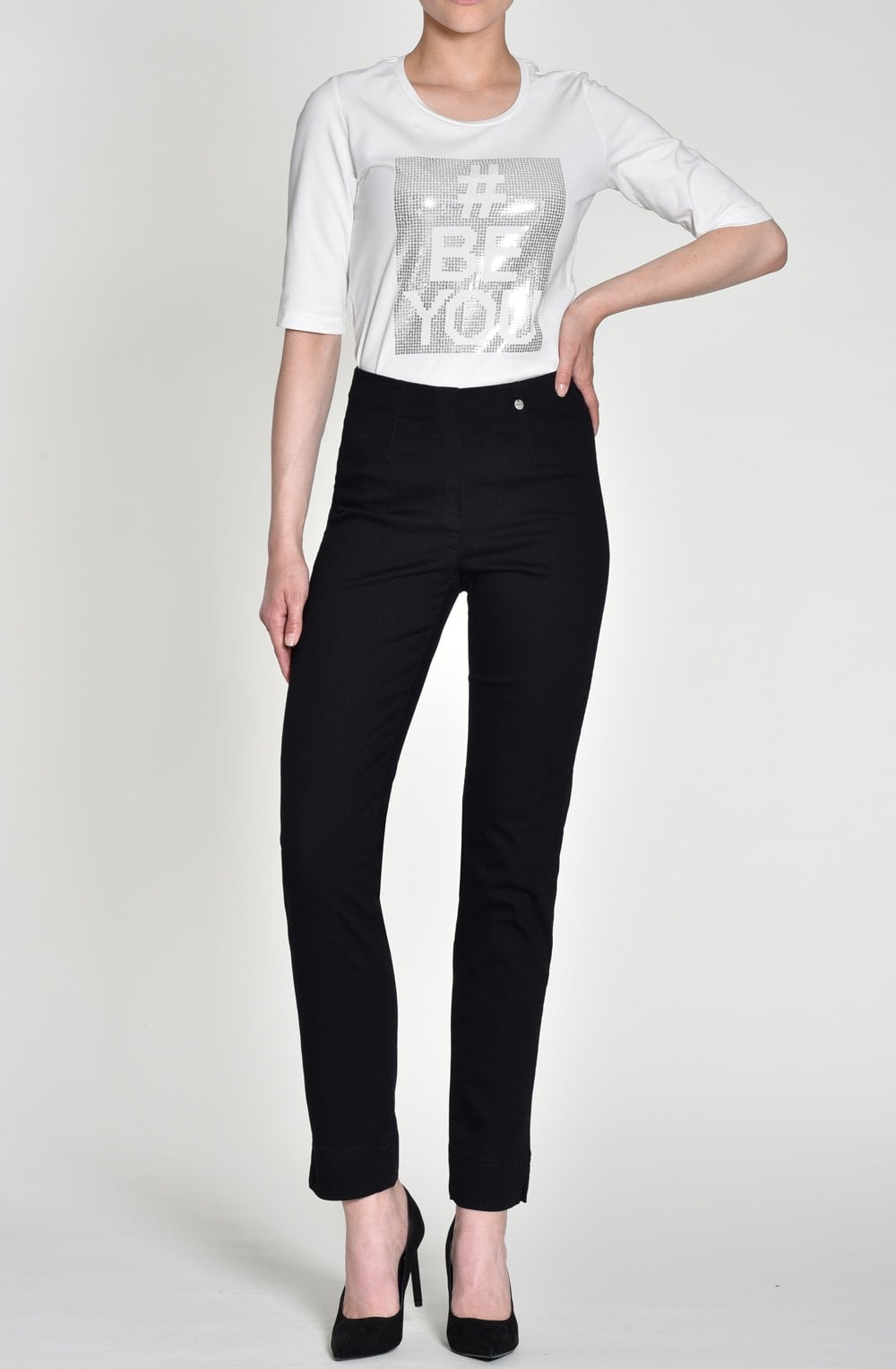 Marie Black Denim Jeans