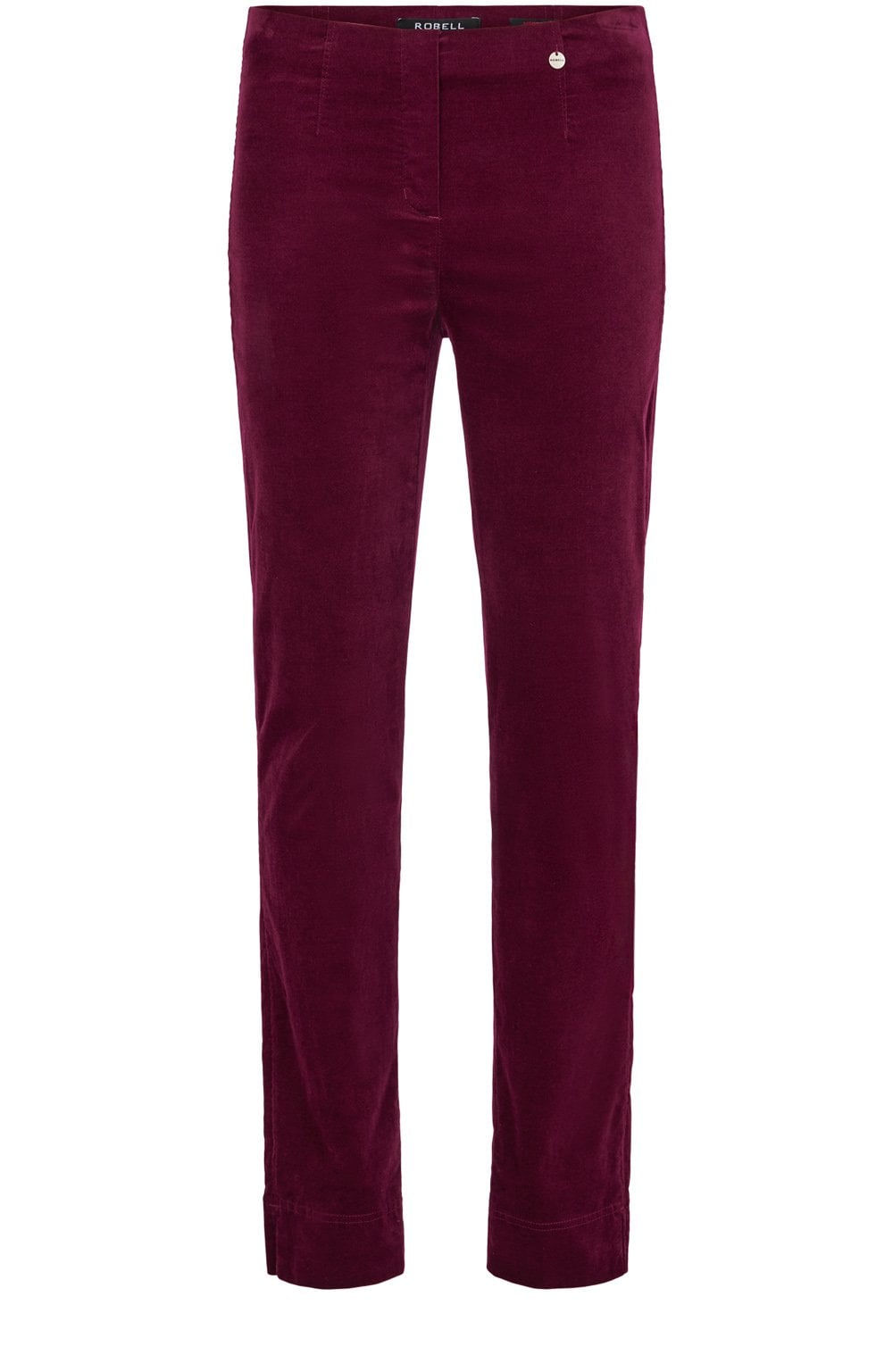 Marie Bordeaux Velvet Trousers