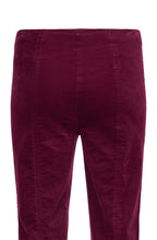 Marie Bordeaux Velvet Trousers