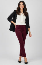 Marie Bordeaux Velvet Trousers