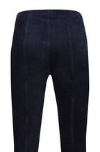 Marie Navy Velvet Trousers