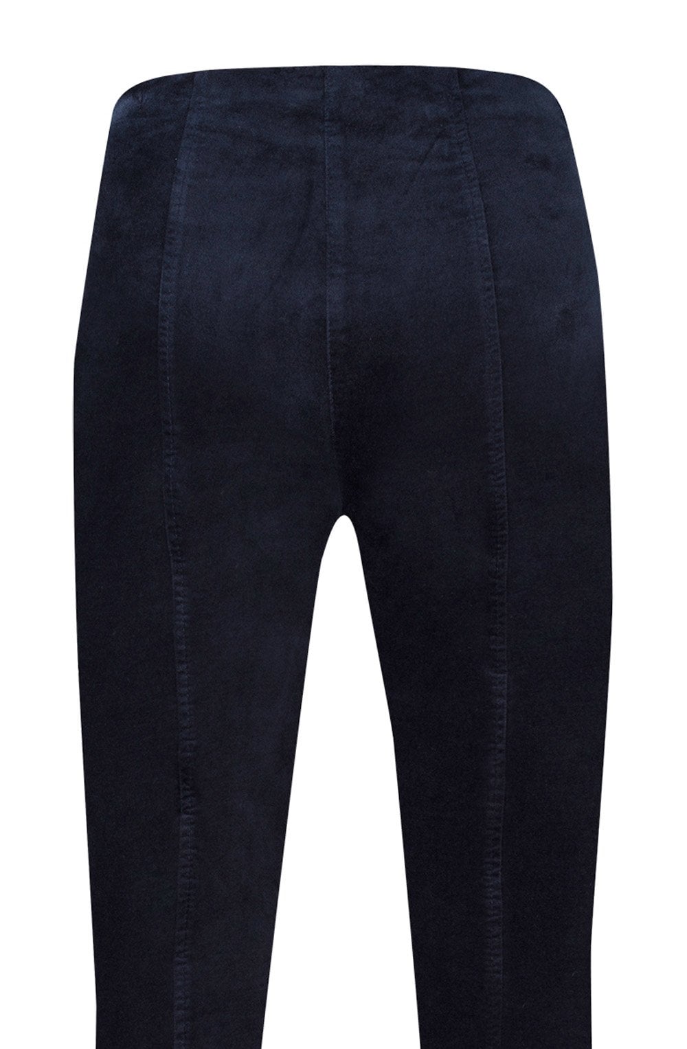 Marie Navy Velvet Trousers