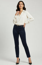 Marie Navy Velvet Trousers