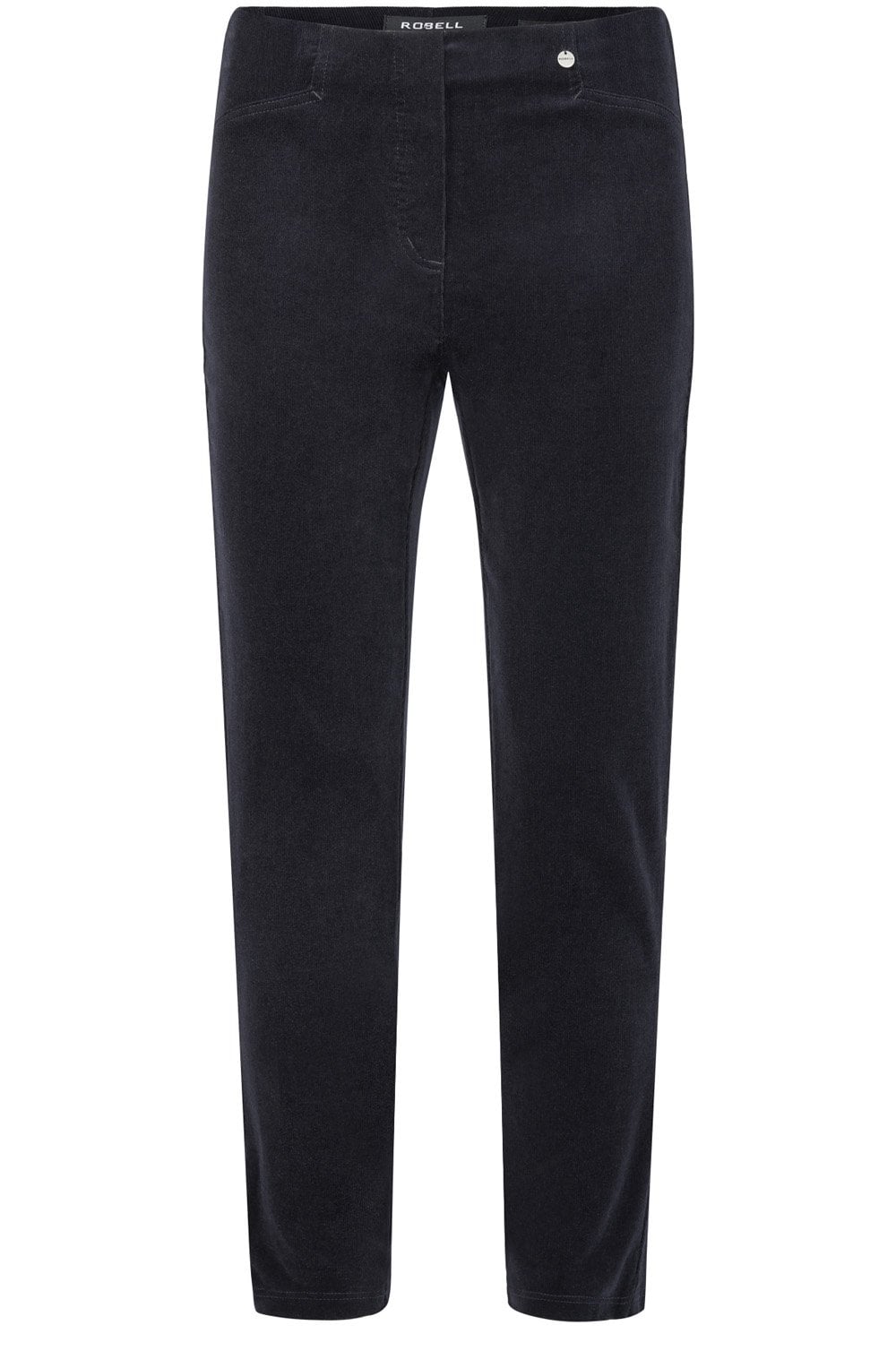 Rose Black Needlecord Ankle Length Trousers