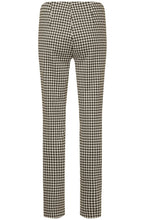 Rose Gold Houndstooth Velour Trousers