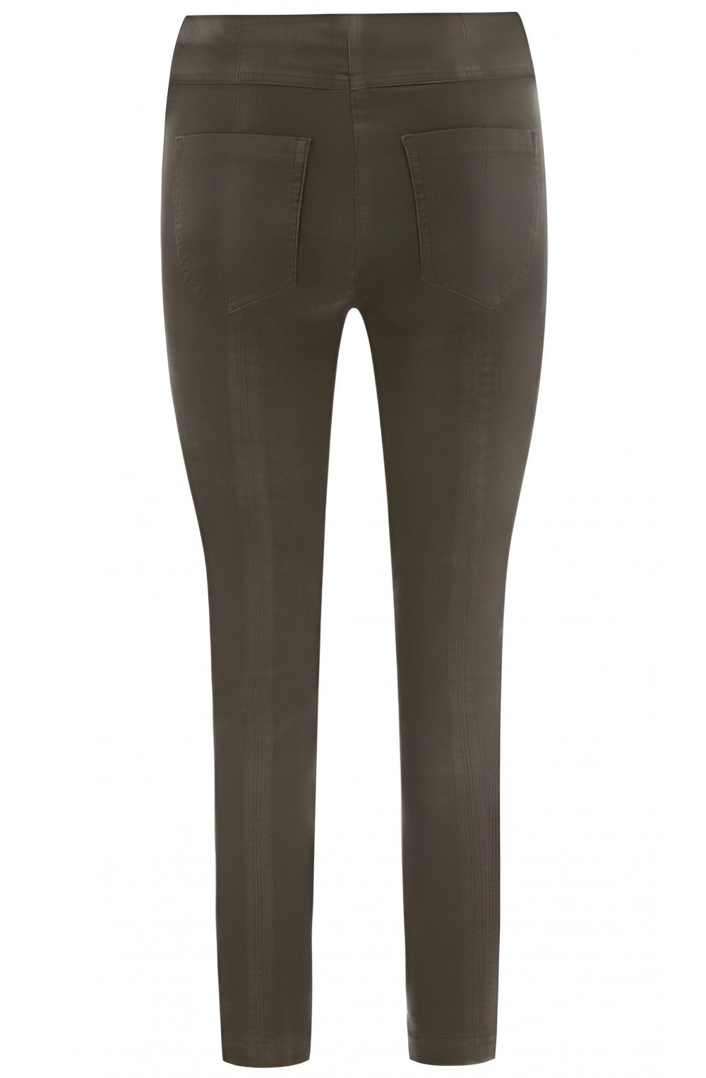 Rose Taupe Needlecord Ankle Length Trousers