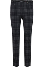 Rose Black and Grey Tartan Velour Trousers