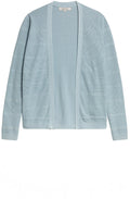 Airy Blue Knit Cardigan