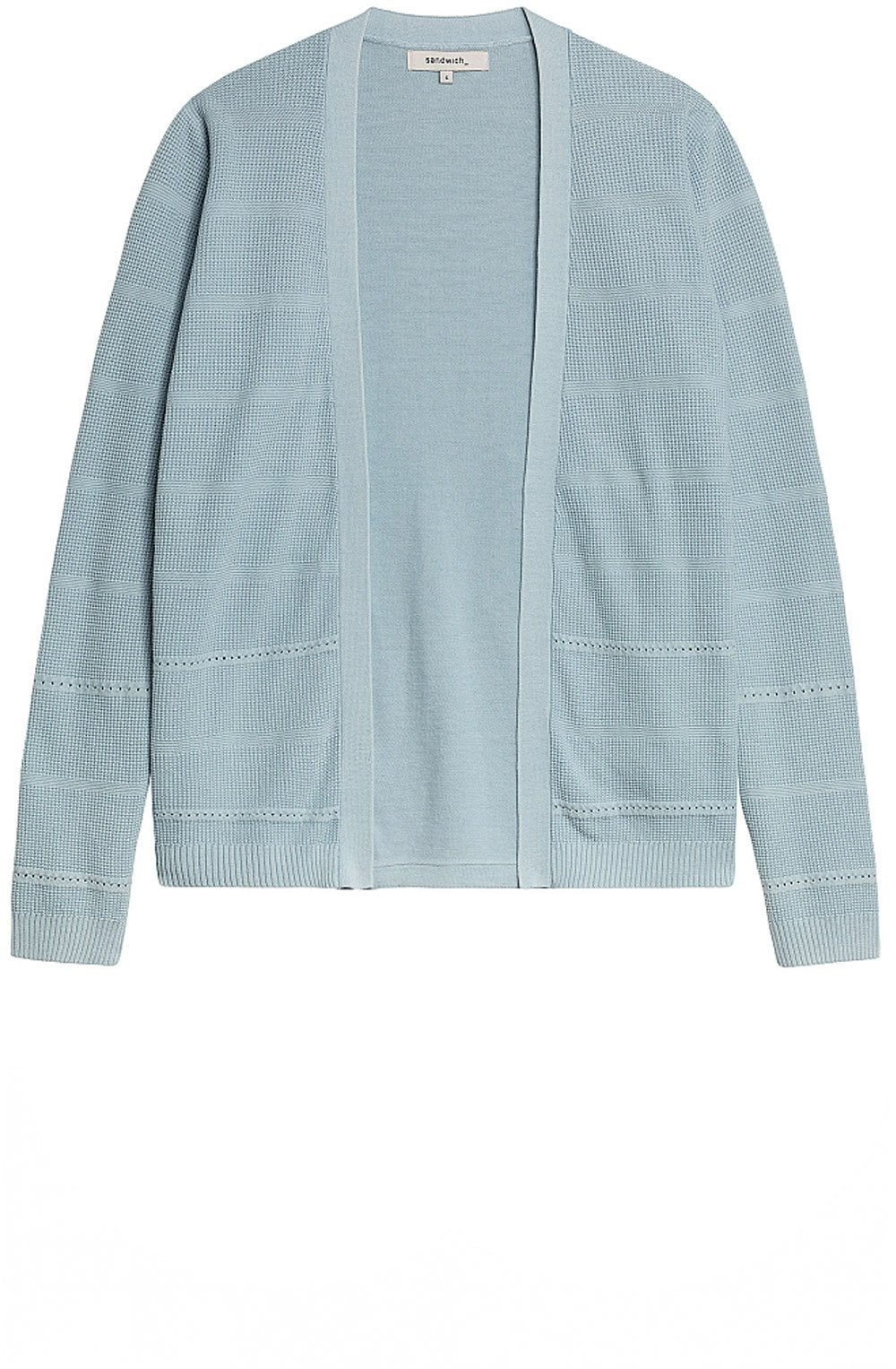 Airy Blue Knit Cardigan