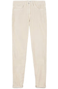 Almond White Cord Trousers