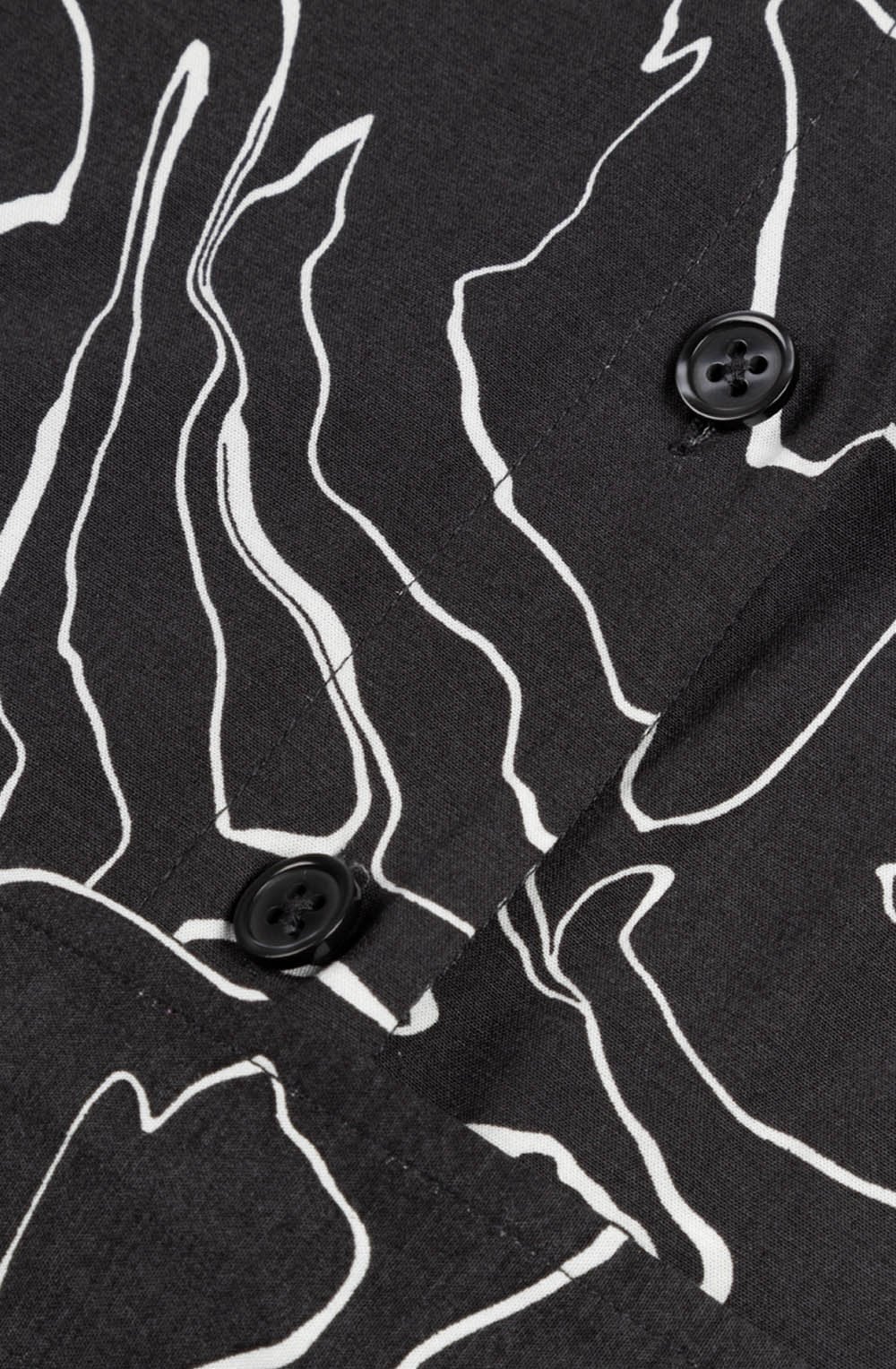 Almost Black Abstract Pattern Jumpsuit