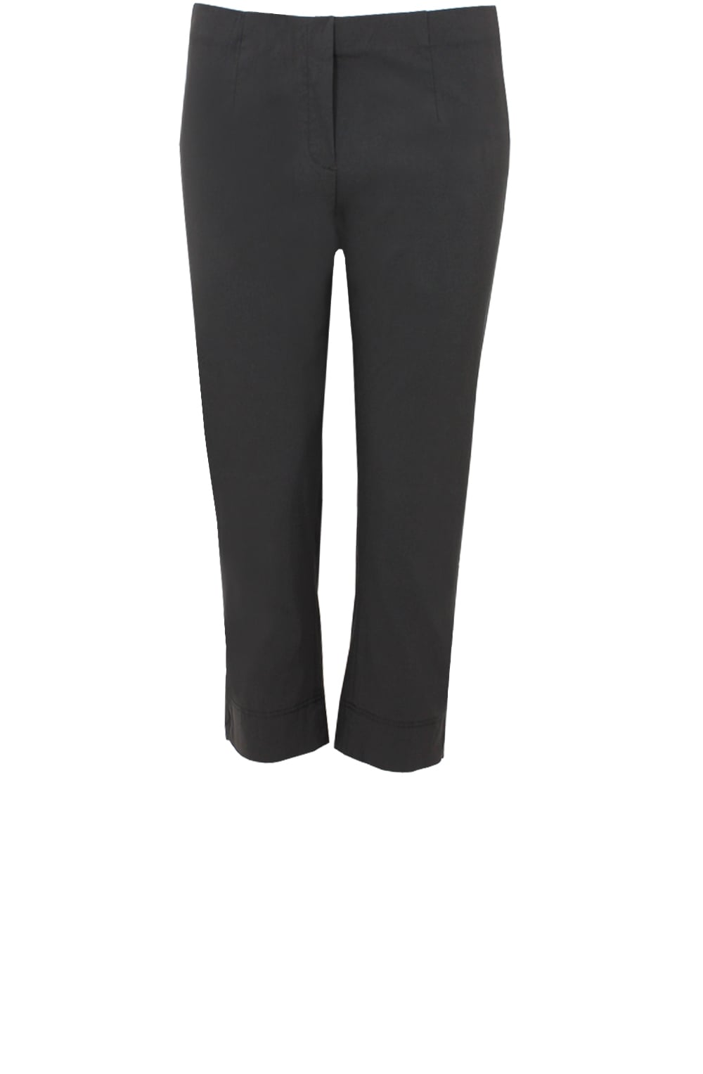 Almost Black Cropped Trousers