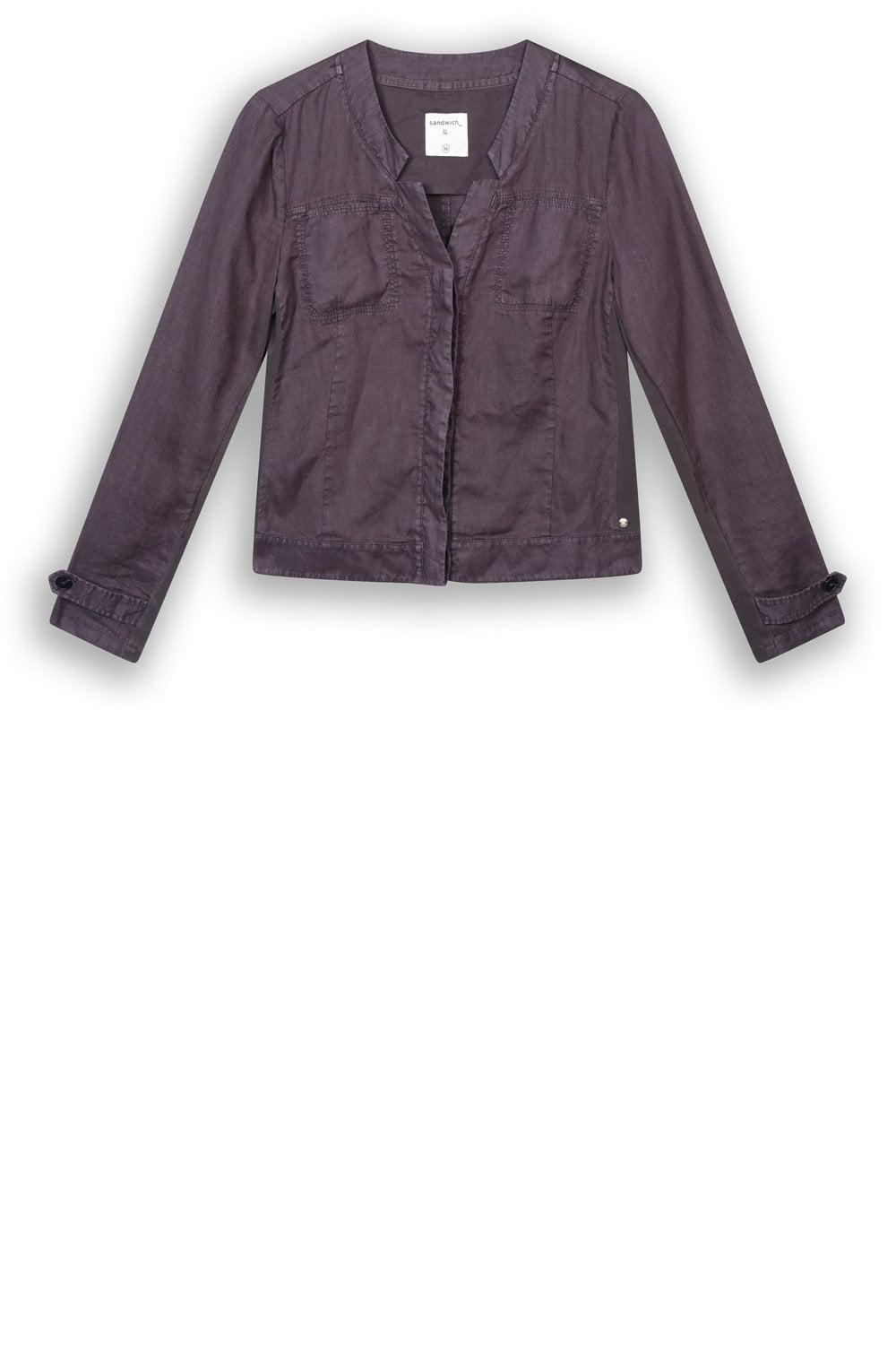 Almost Black Linen Jacket