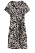 Animal Print Jersey Dress