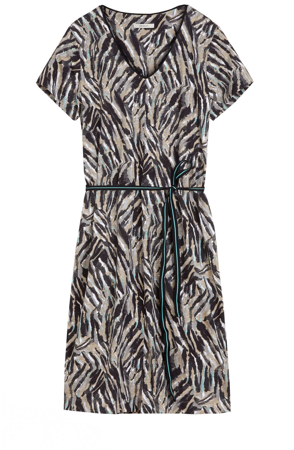 Animal Print Jersey Dress