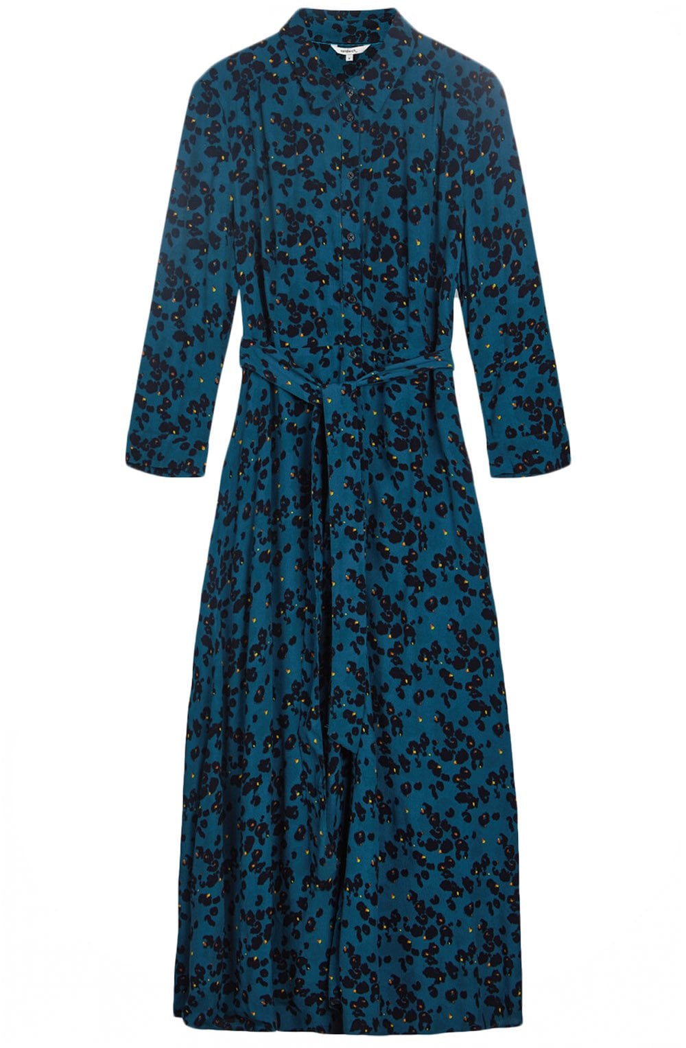 Animal Print Shirt Dress