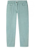 Anise Green Cropped Trousers