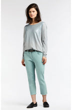Anise Green Cropped Trousers