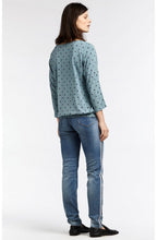 Anise Green Spot Print Blouse